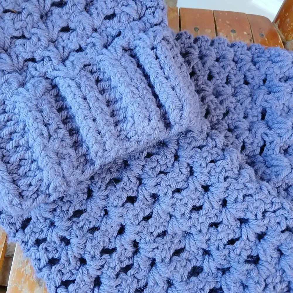 Thistle Leg Warmers OSFM crochet warm thick chunky over knee dance premade - Picture 5 of 12